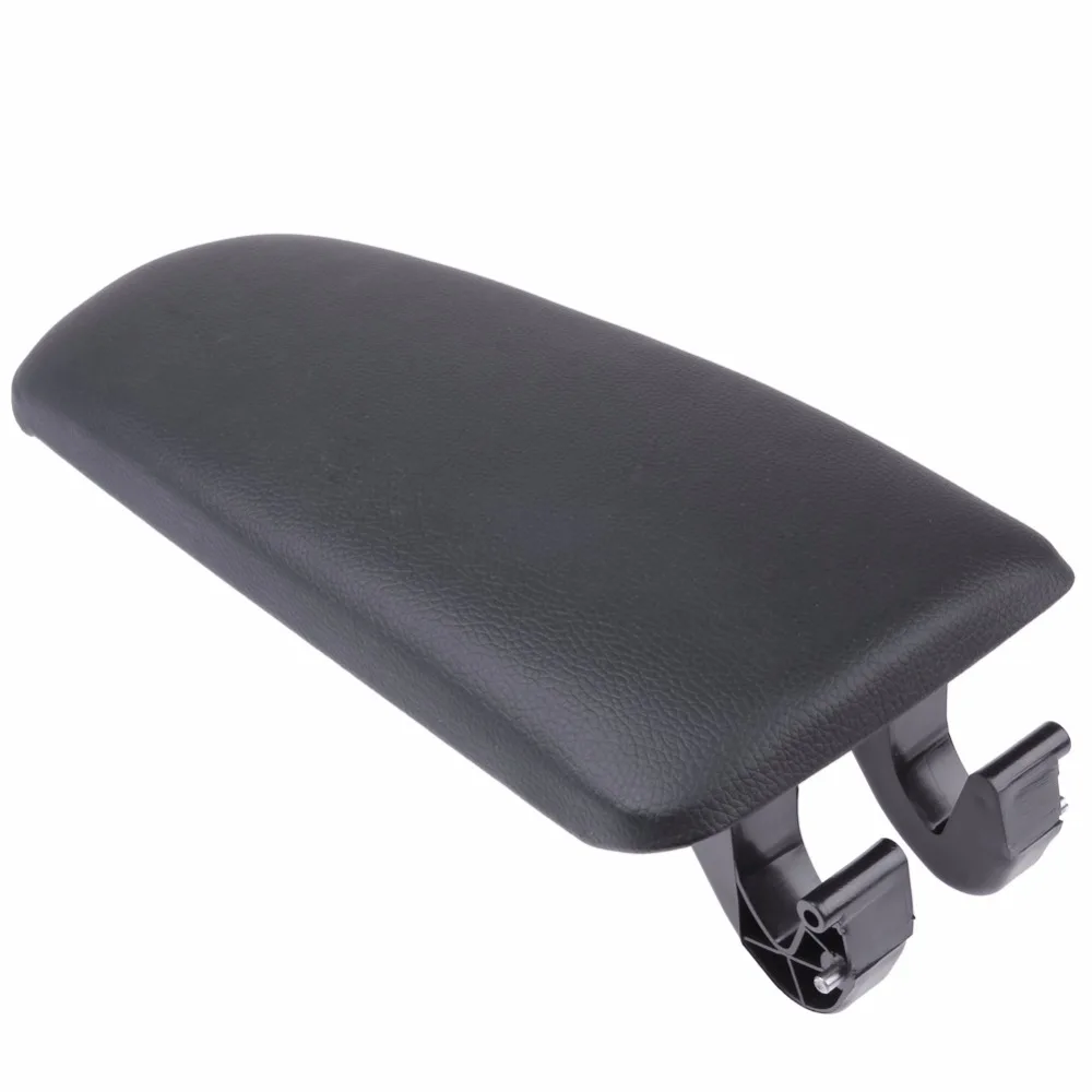 

Automobiles Car Vehicle Center Console Armrest Lip Cover Black Leather Arm Rest Cap for A4 B6 B7 2002-2007 Auto Accessories