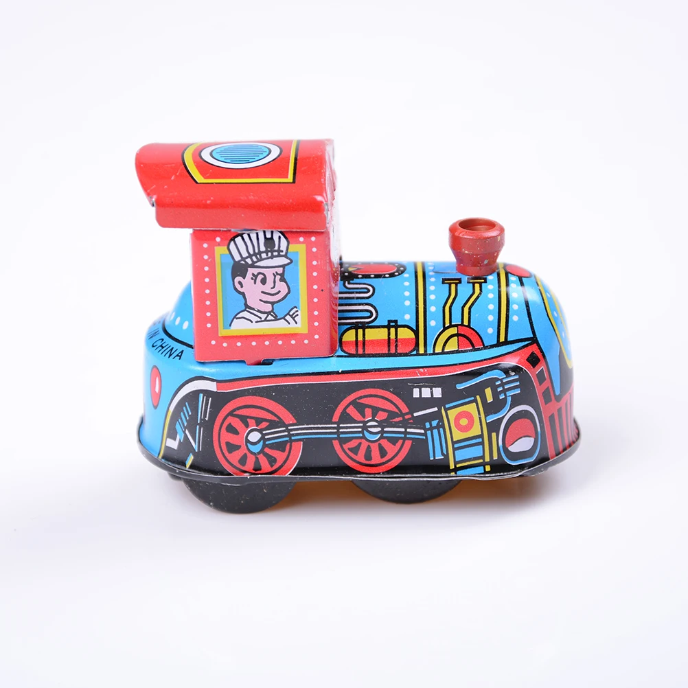 Retro Steam Train Clockwork Spring Locomotive Classic Toys Reminiscence Children Vintage Wind Up Tin Toy kids Gifts Retro Steam Train Clockwork Spring Locomotive Classic Toys Reminiscence Children Vintage Wind Up Tin Toy kids Gifts