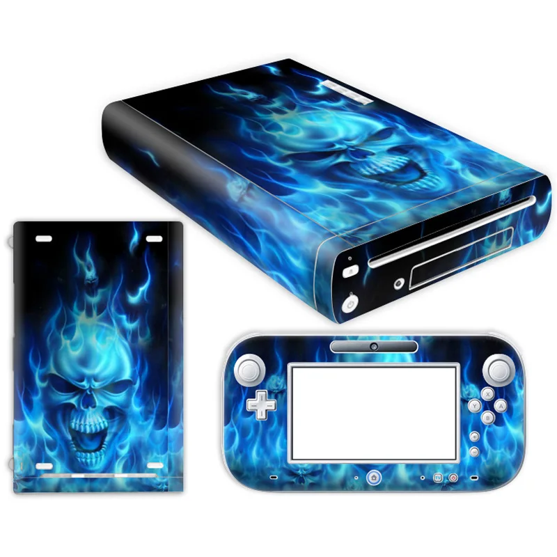 Vinyl Cover Decal For WiiU Skin Sticker for Nintendo WiiU Console Controller Skins For Nintendo Accessories