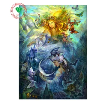 

Hobby Needlework DIY diamond painting cross stitch 3d diamond embroidery landscape Fairy hobbies and crafts patchwork accessorie