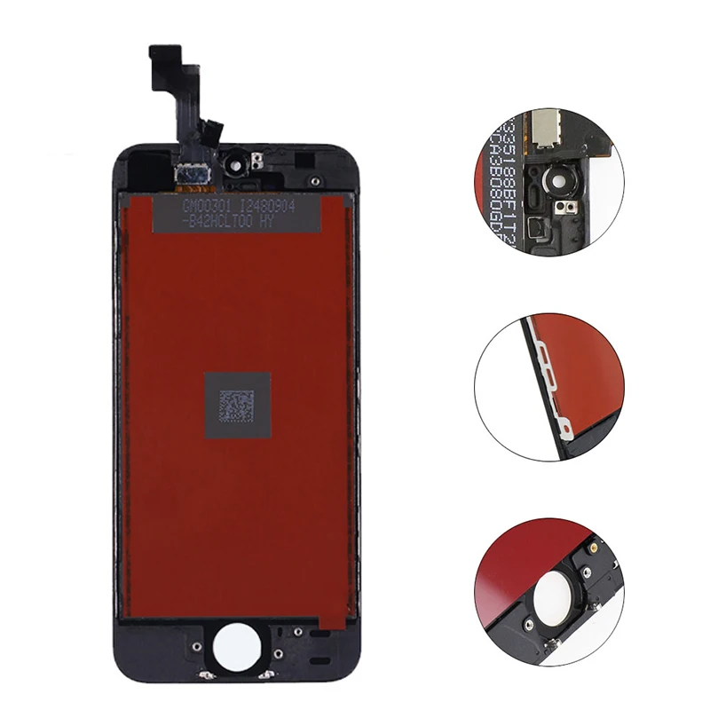 100% Оригинальный ЖК дисплей для iPhone SE A1723 A1662 A1724 с сенсорным экраном дигитайзер в