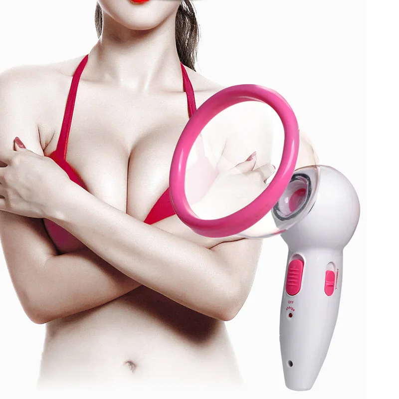 

Rechargeable Breast Nipple Vibrating Care Enlarge Enhance Enhancement Enlarge Massage Vacuum Pump Cup Bust Breast Massager