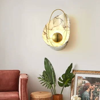 

Postmodern Minimalist Art Designer Living Room Decorative Wall Lamp Personality Simple Passage Bedside Stair Wall Lamp