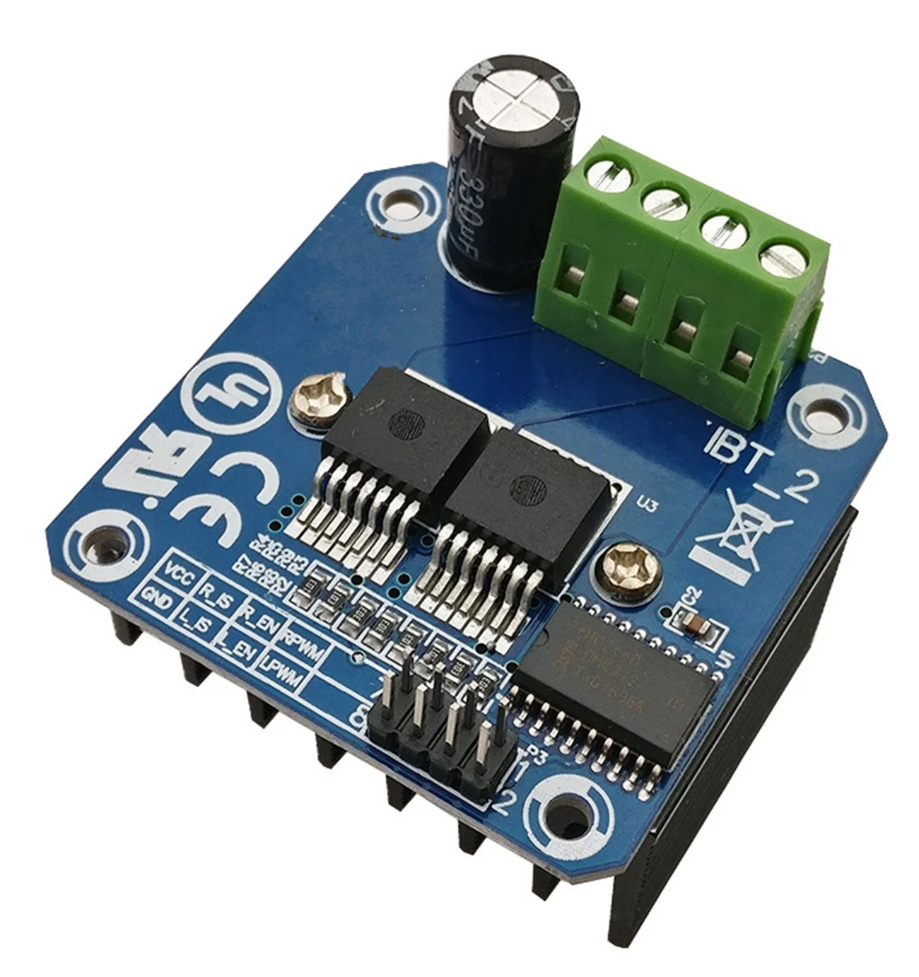 

1PCS Dual BTS7960 43A-H Bridge High-power Motor Driver / Smart Module DIY Diagnostic Car Current