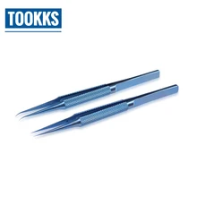 Высокоточный титановый сплав Fly Line Пинцет для предотвращения оставления отпечатков пальцев для электронных компонентов медная проволочная Перемычка инструменты для сбора