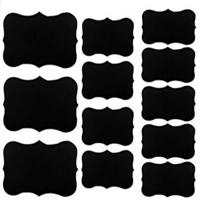 Buy Chalkboard label Fancy Rectangle self adhesive
