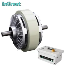 25Nm двойной вал Электромагнитная Порошковая муфта 2,5 кг DC24V для расфасовки печатная машина w/3A Ручного Регулятора Напряжения бесплатно