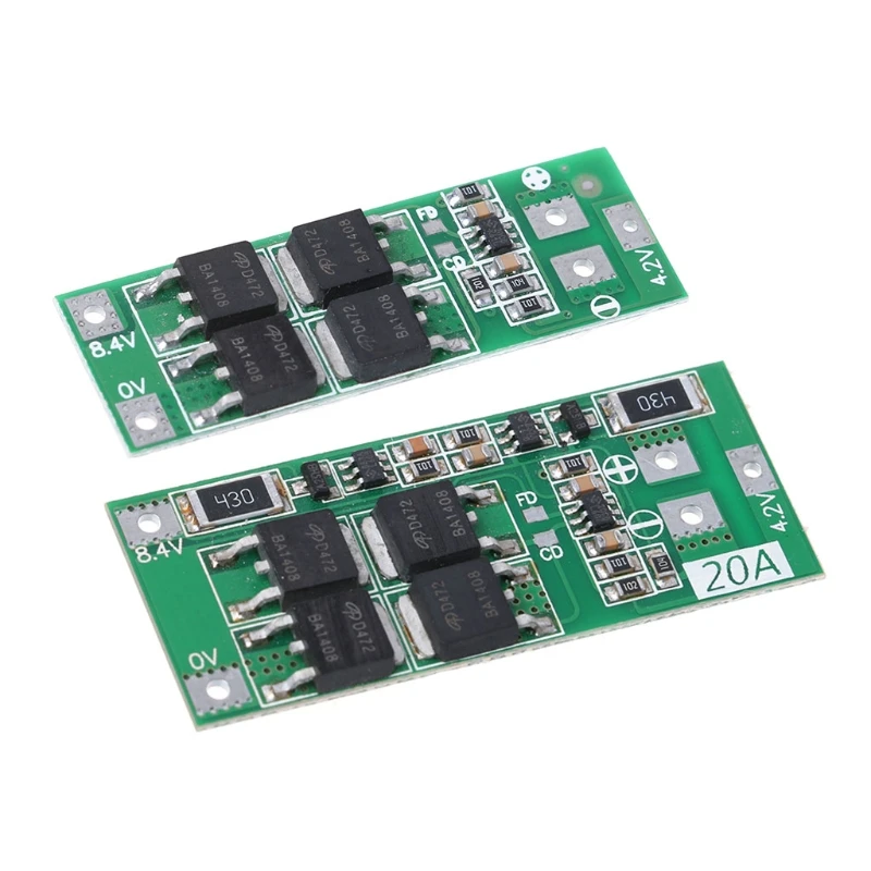 2S 20A 7 4 V 8 литий ионный аккумулятор 18650 зарядное устройство PCB плата защиты BMS
