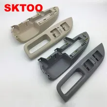 SKTOO For 2007 2014 Skoda Octavia door handle inside the front handle bracket lifter switch box