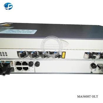 

hot sale Hua wei GPON OLT MA5608T, with 2*10G MUCD1+ 1* MPWD + 8 PORTS GPBD C+ board olt 8 pon OLT 8PCS sfp ac 220v power