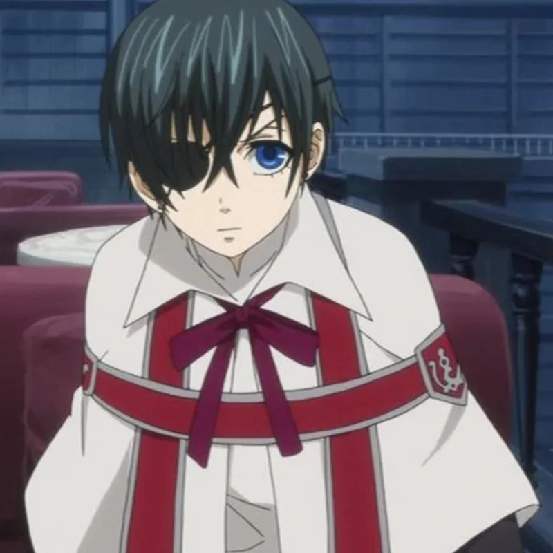 Аниме Черный Дворецкий Kuroshitsuji Ciel Phantomhive Косплей Костюм Полный комплект церковная