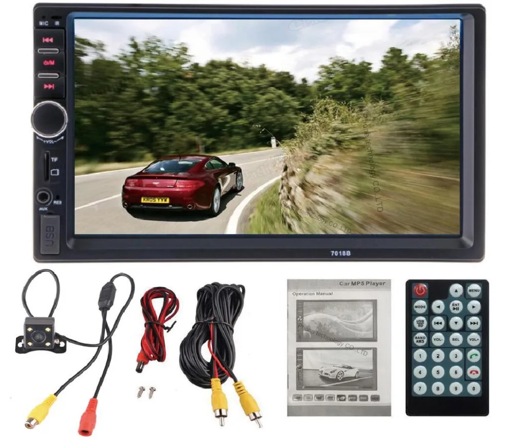 2 Din autoradio bluetooth car radio Stereo audio MP5 Player 7'' HD Touch Screen Bluetooth SD/FM/MP3/MP4/Audio/Video/USB Auto