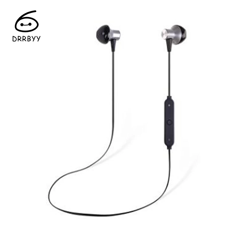 Магнитная бас стерео Половина ухо наушники Беспроводной Bluetooth с микрофоном