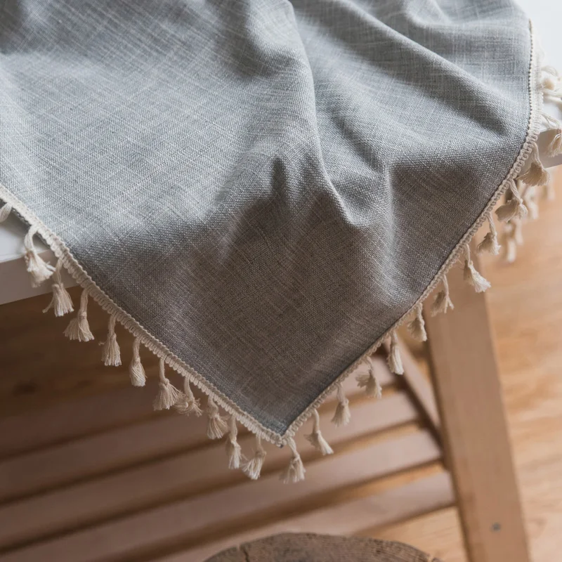 

Decorative Table Cloth Cotton Linen Lace Tablecloth Dining Table Cover for Kitchen Home Decor Table Cloth Rectangular