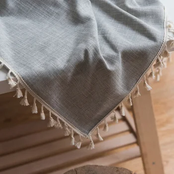 

Decorative Table Cloth Cotton Linen Lace Tablecloth Dining Table Cover for Kitchen Home Decor Table Cloth Rectangular