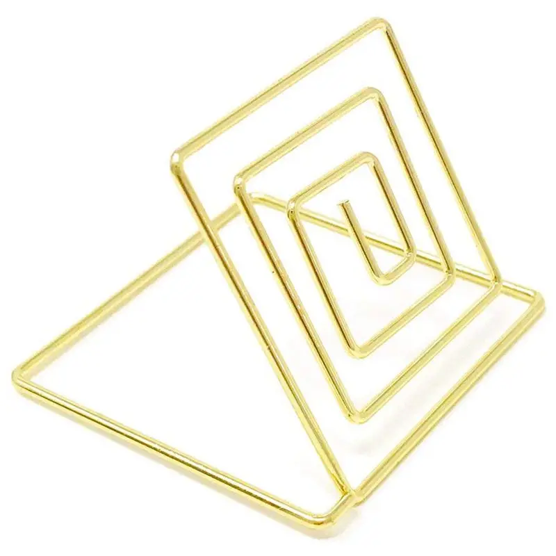  Wire Shape Place Card Holder Stands Table Name Number Holders Paper Menu Picture Memo Note Photo Cl