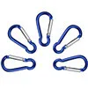 

5Pcs Aluminum Snap Carabiner D-Ring Key Chain Clip Keychain Hiking Camp Mountaineering Hook Climbing Carabiner W30526