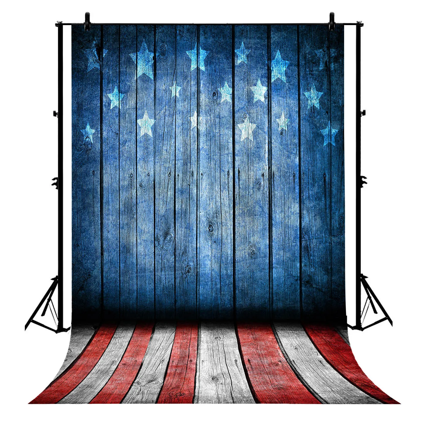 

5x7ft July 4 Us National Stars Stripes Flag Independence Day Polyester Photo Background Portrait Backdrop