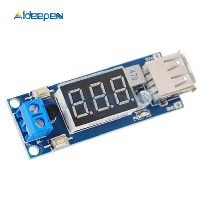 Светодиодный понижающий преобразователь постоянного тока с 4 5 в 40 на В 2 А USB