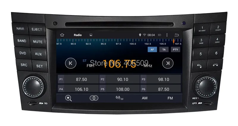 Perfect Android 8.0 Car DVD Player for Mercedes Benz CLS W219 CLS350 CLS500 CLS55 CLK W209 with GPS Navigation Radio BT USB 4Core 4G+32G 5