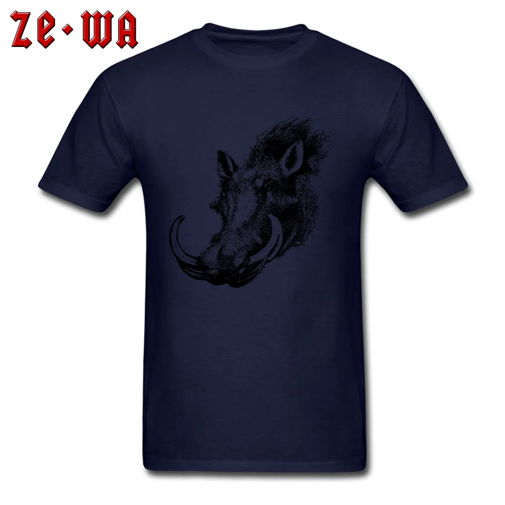 Design Short Sleeve Tees Labor Day Round Neck 100% Cotton Men's T Shirts animal 2028148 Design T-shirts Prevalent animal 2028148 navy