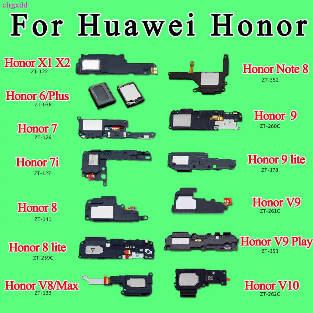 

cltgxdd Loud Speake For Huawei Honor 6Plus 7i 8 9 lite V8 V9 V10 lite Loud Speaker Buzzer Ringer Connector Replacement