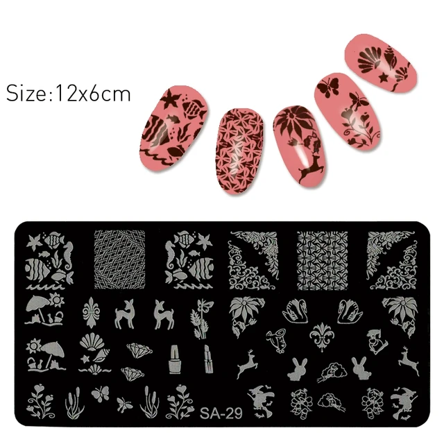 Nail Stamping Plates New Arrival Sea Stamp Swan Fish Art Nail Stamping Plates New Arrival Sea Stamp Swan Fish Art Stencil Nails