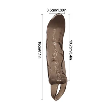 Extended Male Masturbator Condoms Vibrator for Men Penis Sleeve Enlargement Adult Sex Toys Erotic Intimate Goods Products Shop 3