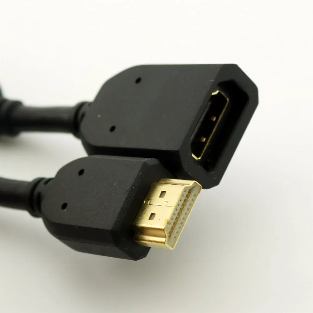 1 шт. HDMI штекер к стандарту HDMI Женский удлинитель адаптер A/V соединительный кабель конвертер для HDTV 1080 P 10 см