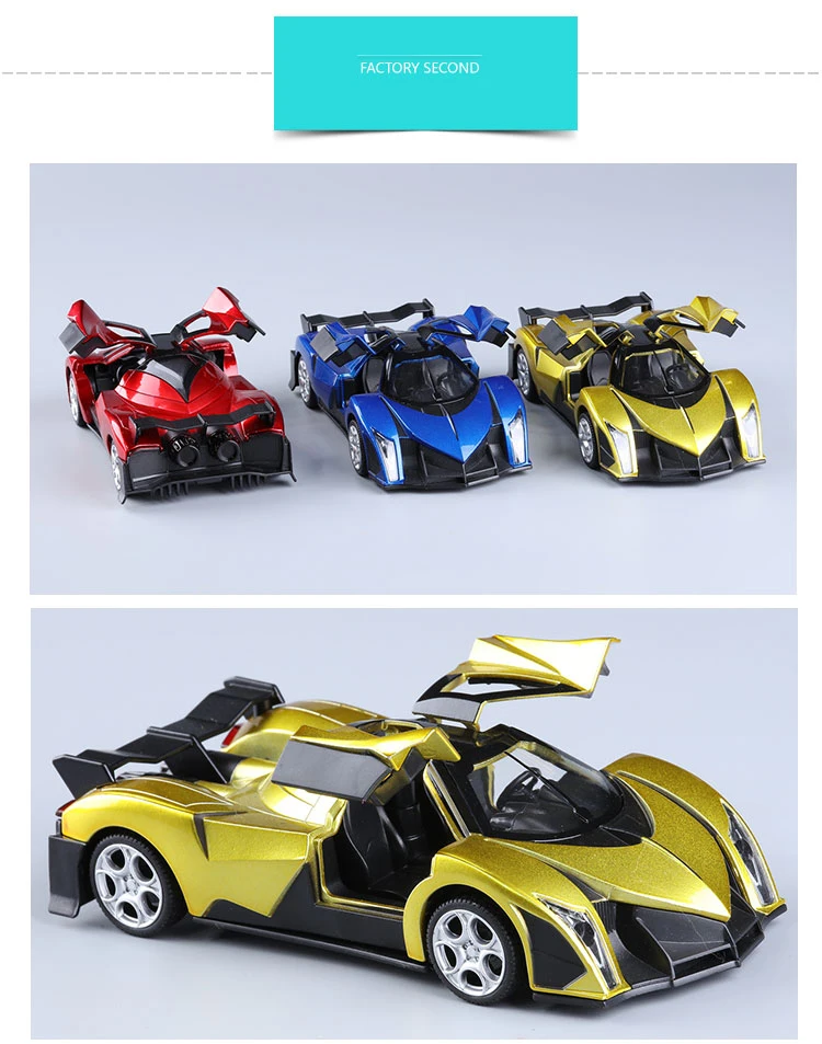 1:32 детские игрушки devel sixteen, модель спортивного автомобиля с музыкальным поворотом, миниатюрные игрушки для мальчиков