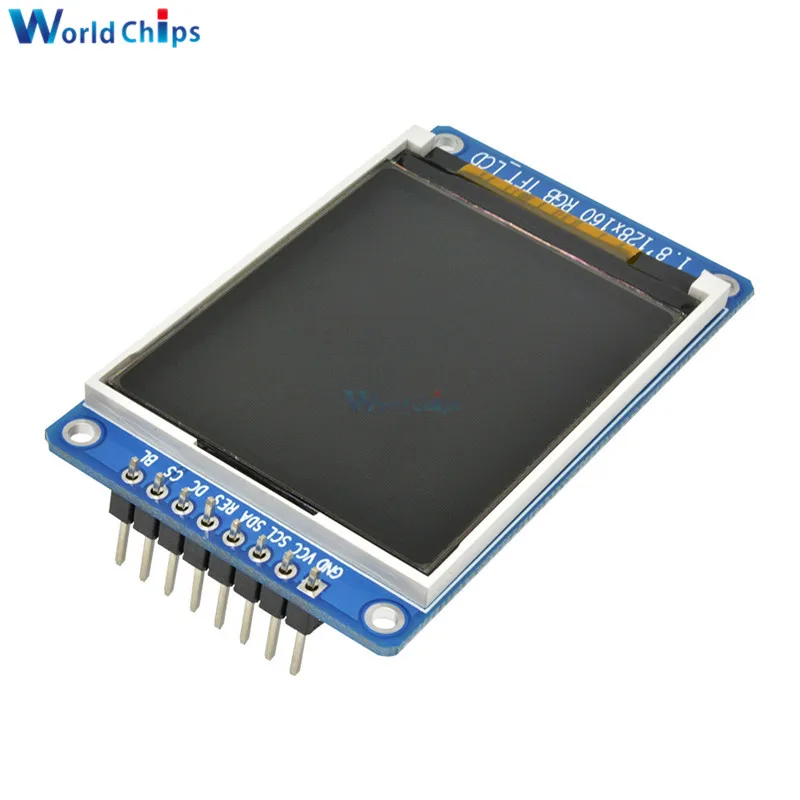 Diymore 1 8 &quot1 дюймов полноцветный 128x160 SPI TFT ЖК дисплей модуль ST7735S 3 В Замена OLED