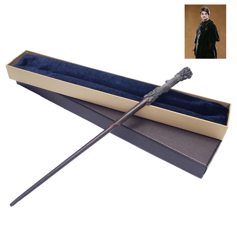 

16 Styles Metal Iron Core Cosplay Malfoy Hermione Lord Voldemort Wand HP Magic Wand Kids Gift
