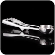 Высокое качество 5 см Нержавеющая сталь Мороженое ложка для арбуза 22 см Длина Весна ручка Кухня ложки для мороженого стеки инструменты