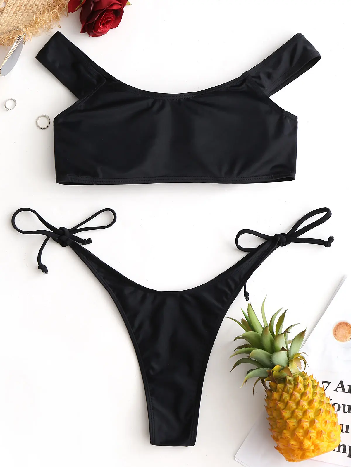 scrunch front bikini