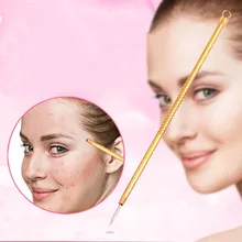 Иглы для удаления черных точек, двойные иглы из нержавеющей стали, игла для удаления прыщей, инструмент для удаления прыщей, очиститель пор, уход за лицом