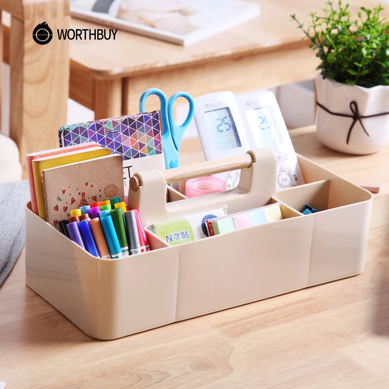 Worthbuy Multifunctional Desktop Sundries Storage Container