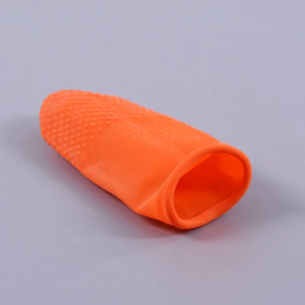 50Pcs Safety Latex Finger Protector Shields/Cots/Stall for Hair Extension Bonding