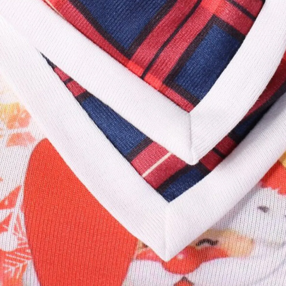 2018 New Women Merry Christmas Santa Claus Printed Tops Cowl Neck Sweatshirt Blouse Sport Sweater Women harajuku #2O18#F (4)