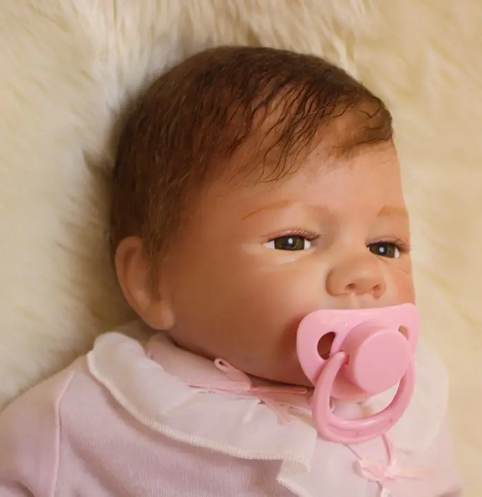 Спящая и бодрствующая девочка Близнецы bebes Reborn Baby Dolls 20 дюймов Мягкие силиконовые