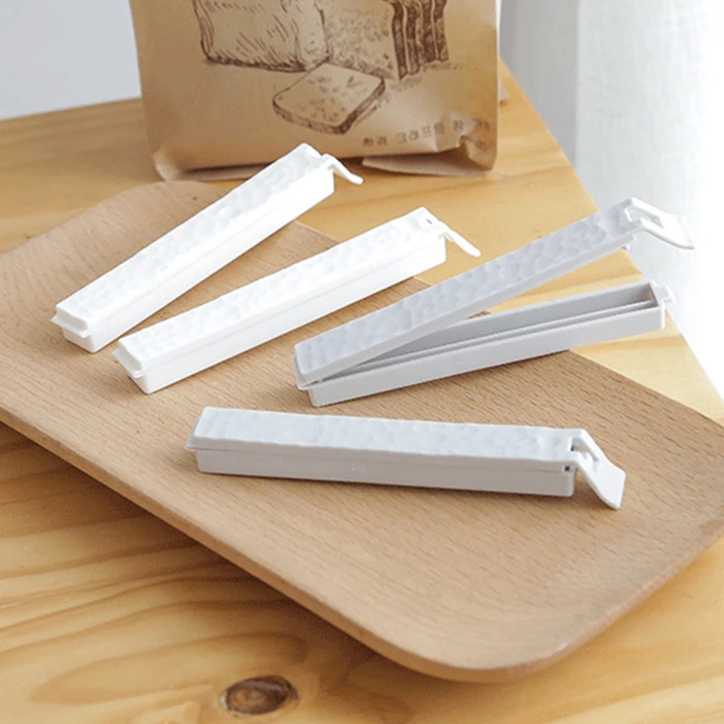 

5Pcs/set Plastic Sealing Bag Clips Food Snack Storage Sealer Clamp Bag Clip Househould Tool