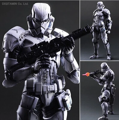 

Hot ! NEW 1PCS 15cm Star Wars 7: The Force Awakens Stormtrooper Enhanced version action figure toys Christmas toy