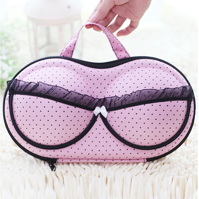 The pressure to finalize the design the bra bag Portable travel bra receive a box/underwear