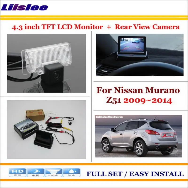 Liislee For Nissan Murano Z51 20092014 Car Reverse Backup Rear Camera