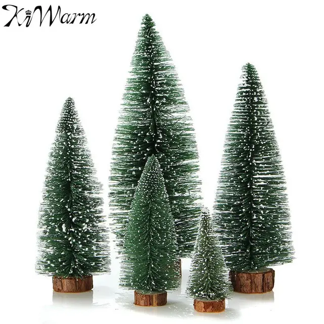 1pcs Mini Christmas Tree Small Pine Ornaments Figurines 1pcs Mini Christmas Tree Small Pine Ornaments Figurines Miniatures Decorations Home Office Diy Decoration
