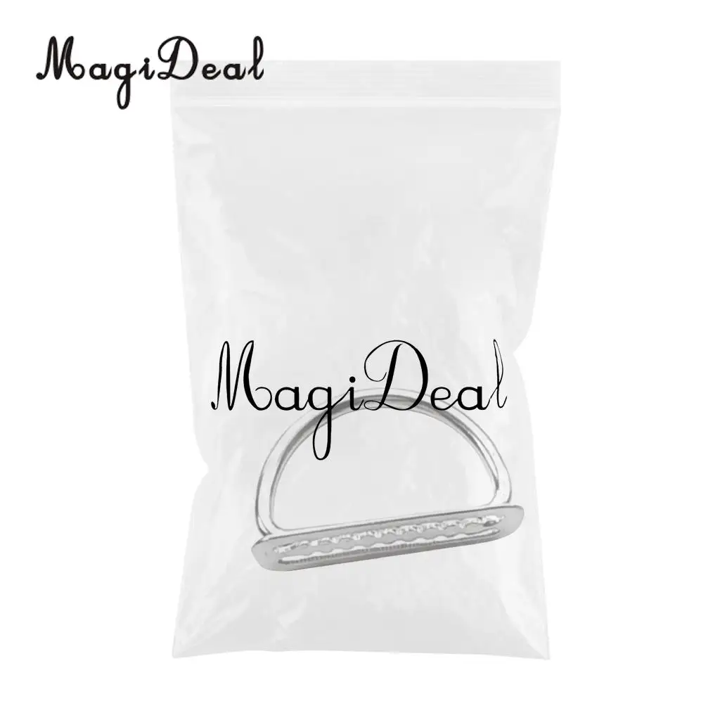 MagiDeal Heavy Duty Scuba Dive 316 Stainless Steel Diving Weight Belt Keeper D Rings for 5cm Weight Belt Surfing Swimming Sport