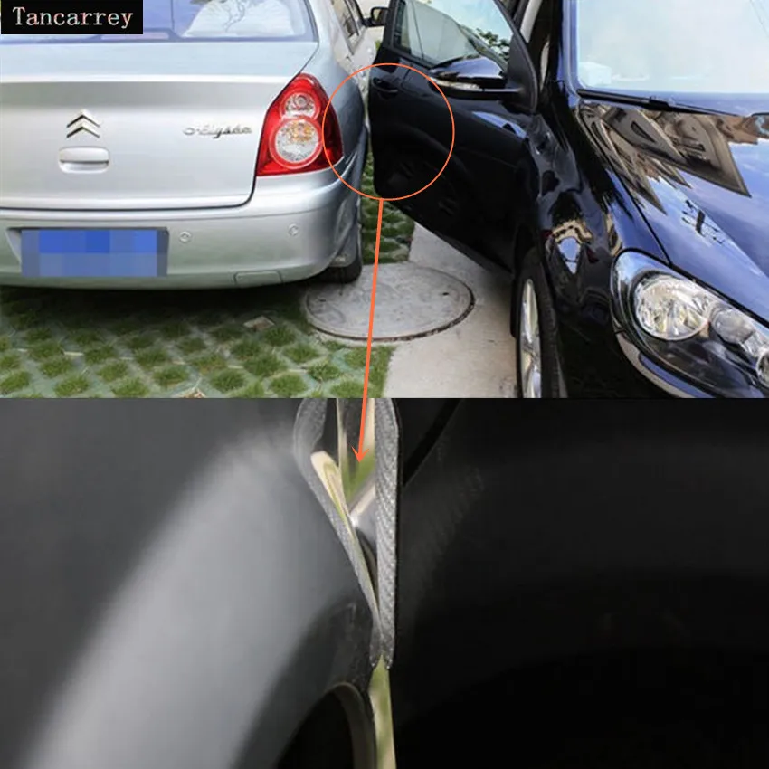 

2018 CAR DOOR protect stickers FOR Volkswagen VW Polo Passat B5 B6 CC GOLF 4 5 6 Touran Bora Tiguan Peugeot 307 206 accessories