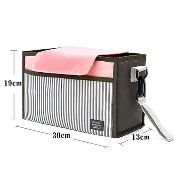 

Large Baby Stroller Hanging Bag Portable Large Capacity Diapers Nappies Liners Towel Storage Nursing Bottle Organizer Bag