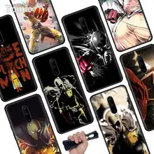 One Punch Man Anime Black Soft Case for Oneplus 7 Pro 7 6T 6 Silicone TPU Phone Cases Cover Coque Shell
