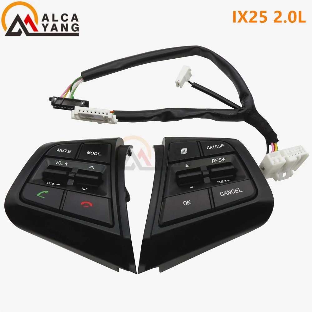 

Malcayang For Hyundai creta ix25 2.0L Steering Wheel Cruise Control Buttons 96710C9000