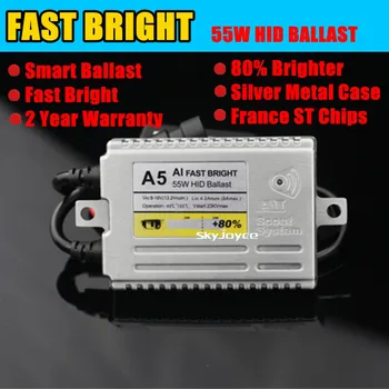 

2016 New Fast Bright start Intelligent Smart HID Ballast A5 AC 55W AI Scout System canbus hid xenon ballast with fast bright